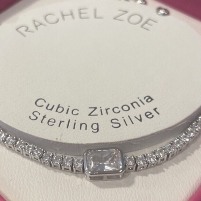 Rachel Zoe Cubic Zirconia Slide Bracelet 29$